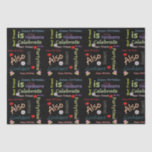 Happy Birthday Tissue Paper Best Friend Seidenpapier<br><div class="desc">Happy Birthday Tissue Paper</div>