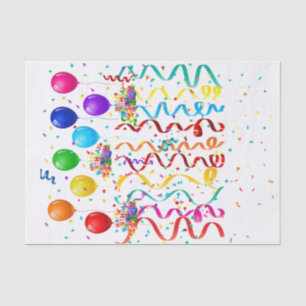 Happy Birthday Tissue Paper Confetti Seidenpapier