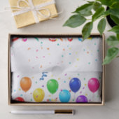 Happy Birthday Tissue Paper Confetti Seidenpapier (Geschenk)