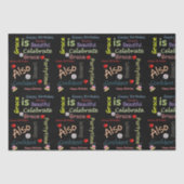 Happy Birthday Tissue Paper Grace Seidenpapier (Vorderseite)