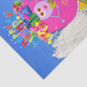 Happy Birthday Tissue Paper Polar Bear Seidenpapier (Ausschnitt)