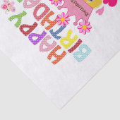 Happy Birthday Tissue Paper Princess Seidenpapier (Ausschnitt)