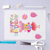 Happy Birthday Tissue Paper Princess Seidenpapier (Handwerk)