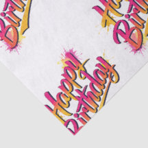 Happy Birthday Tissue Paper
