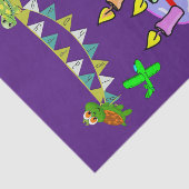 Happy Birthday Tissue Paper Turtles Seidenpapier (Ausschnitt)