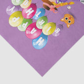 Happy Birthday Tissue Paper Viktorianisch Seidenpapier (Ausschnitt)