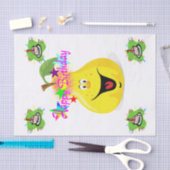 Happy Birthday Tissue Pear Cupcake Seidenpapier (Handwerk)