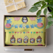 Happy Birthday Tissue Pinguin Seidenpapier (Geschenk)