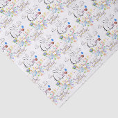 Happy Birthday Tissue Rabbit Seidenpapier (Ausschnitt)