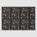 Happy Birthday Tissue Sister für Recht Seidenpapier<br><div class="desc">Happy Birthday Tissue Paper</div>
