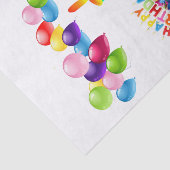 Happy Birthday Tissue Stripe Kerze Balloons Seidenpapier (Ausschnitt)