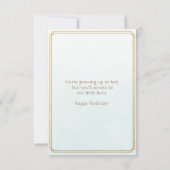 Happy Birthday To a Special Grandson Karte (Rückseite)