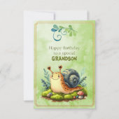 Happy Birthday To a Special Grandson Karte (Vorderseite)