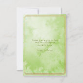 Happy Birthday To a Special Grandson Karte (Rückseite)