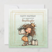 Happy Birthday To A Wonderful Granddaughter (Vorderseite)
