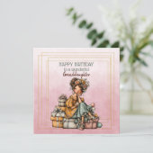 Happy Birthday To A Wonderful Granddaughter (Stehend Vorderseite)