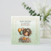 Happy Birthday To A Wonderful Granddaughter (Stehend Vorderseite)