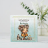 Happy Birthday To A Wonderful Granddaughter (Stehend Vorderseite)