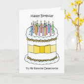 Happy Birthday to Detectorist Karte (Gelbe Blume)