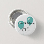 Happy Birthday to me Button (Vorne & Hinten)