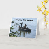 HAPPY BIRTHDAY to my FAVORITE FISHERMAN Karte (Gelbe Blume)