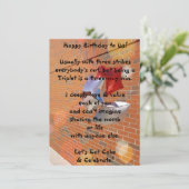 Happy Birthday to Uns Triplets Flat Card (Stehend Vorderseite)