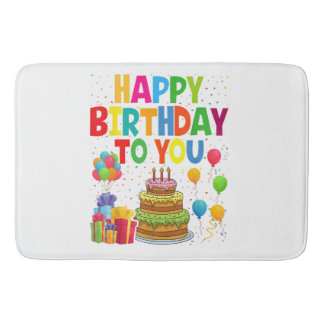 Happy Birthday to You Badematte