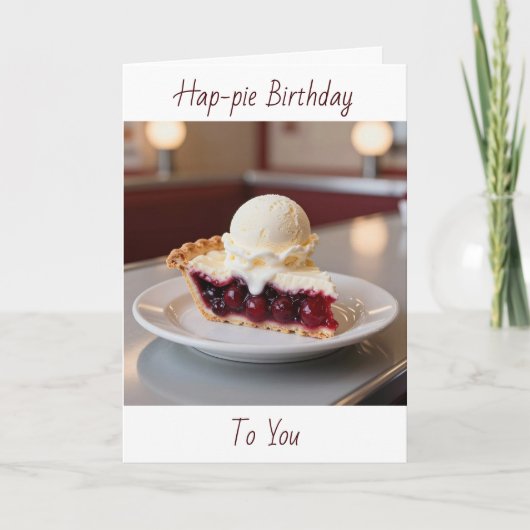 Happy Birthday To You | Cherry Pie Karte (Vorderseite)
