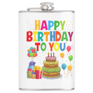 Happy Birthday to You Flachmann