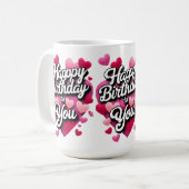 Happy birthday to You Kaffeetasse (Vorderseite Links)