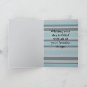 Happy Birthday to you! Karte (Innenseite)