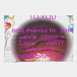 Happy Birthday to You Kunstposter Handtuch