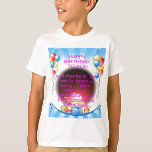 Happy Birthday to You Kunstposter T-Shirt