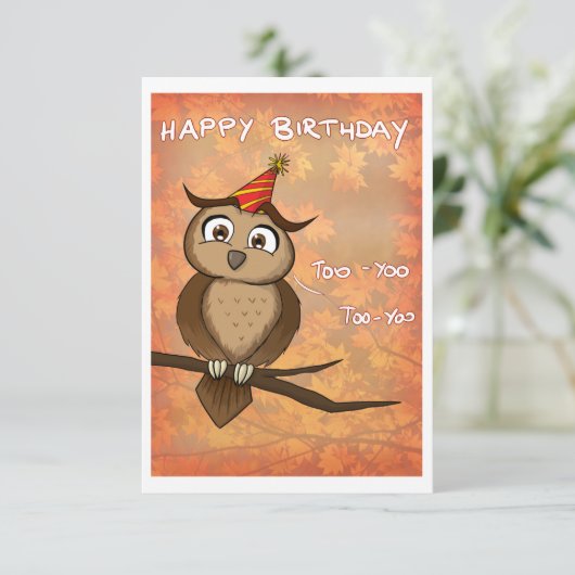 Happy Birthday Too-Yoo (Stehend Vorderseite)