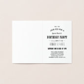 Happy Birthday Tooth mit Kerzen Folienkarte (Innenseite)