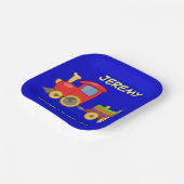 Happy Birthday, Toy Train, template Pappteller (Gewinkelt)