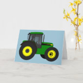 Happy Birthday/Traktor Art Card Karte (Gelbe Blume)
