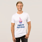 Happy Birthday Tri-Blend Shirt (Vorderseite voll)