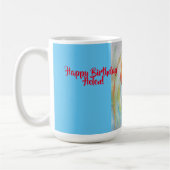 Happy Birthday Tulips Frauen Name Tasse (Links)