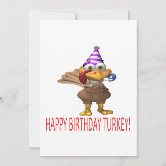 Happy Birthday Türkei Einladung (Vorderseite)