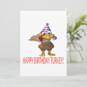 Happy Birthday Türkei Einladung (Stehend Vorderseite)