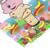 Happy Birthday Twin Cupcake Table Runner Kurzer Tischläufer (Ecke)