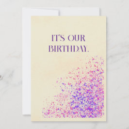 Happy Birthday Twin Feiertagskarte