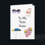 HAPPY BIRTHDAY TWIN SISTER KARTE<br><div class="desc">Wie viel Spaß wird diese Karte für IHREN TWIN SISTER haben! Lächeln Sie ihr heute ins Gesicht :)</div>