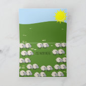 Happy Birthday Two Ewe Karte (Innenseite)