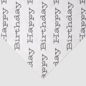 HAPPY BIRTHDAY Typografy Modern Fun Celebrate Seidenpapier (Detail)