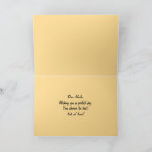 Happy Birthday Uncle Tropical Sunset Karte (Innenseite)