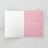 Happy Birthday Unicorn Card Karte (Innenseite)