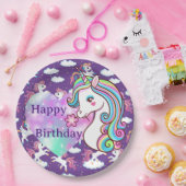 Happy Birthday Unicorn Pappteller (Party)