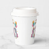 Happy Birthday Unicorns Paper Cups Pappbecher (Rechts)